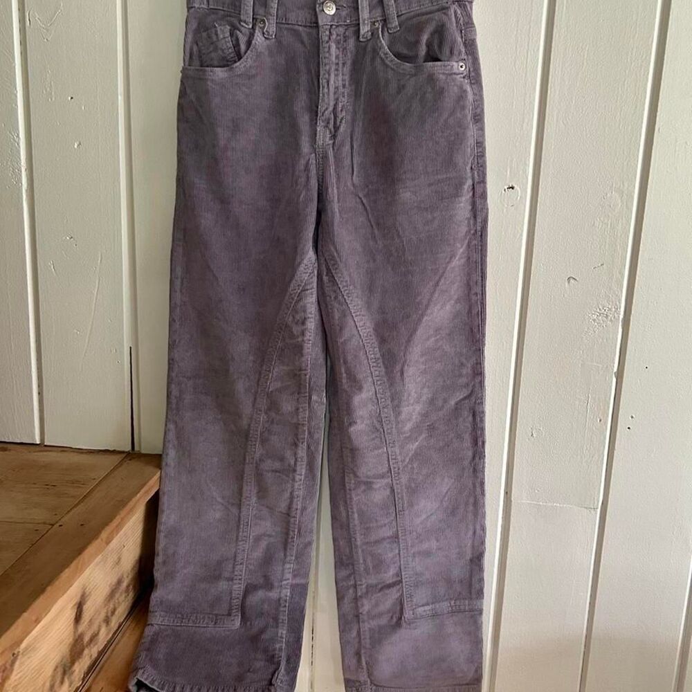 Free People Risk Taker High Rise Corduroy Pants - relaxed/slouchy fit